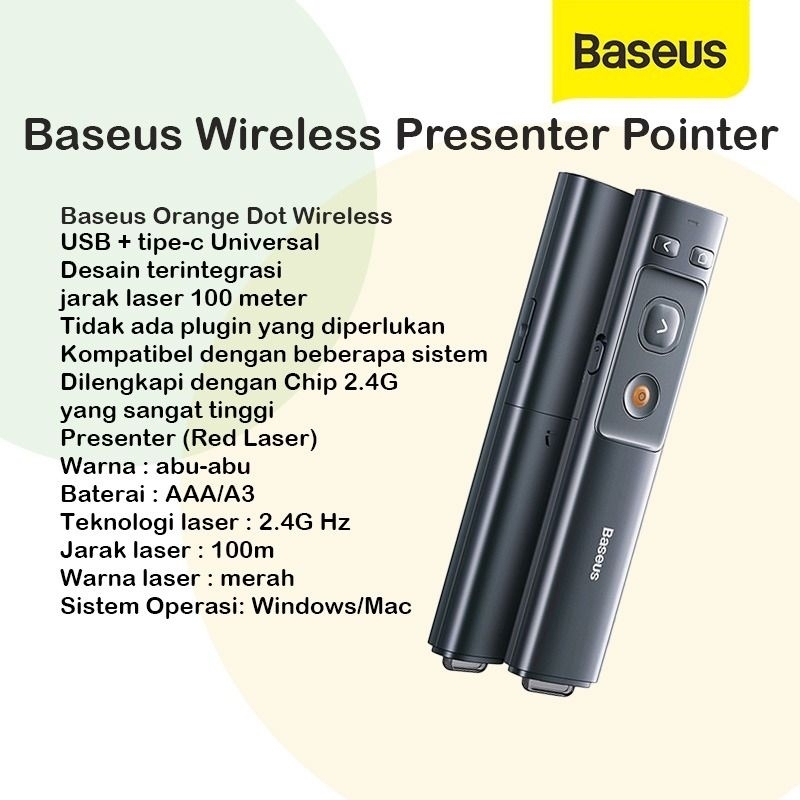Baseus Pointer Laser persentase