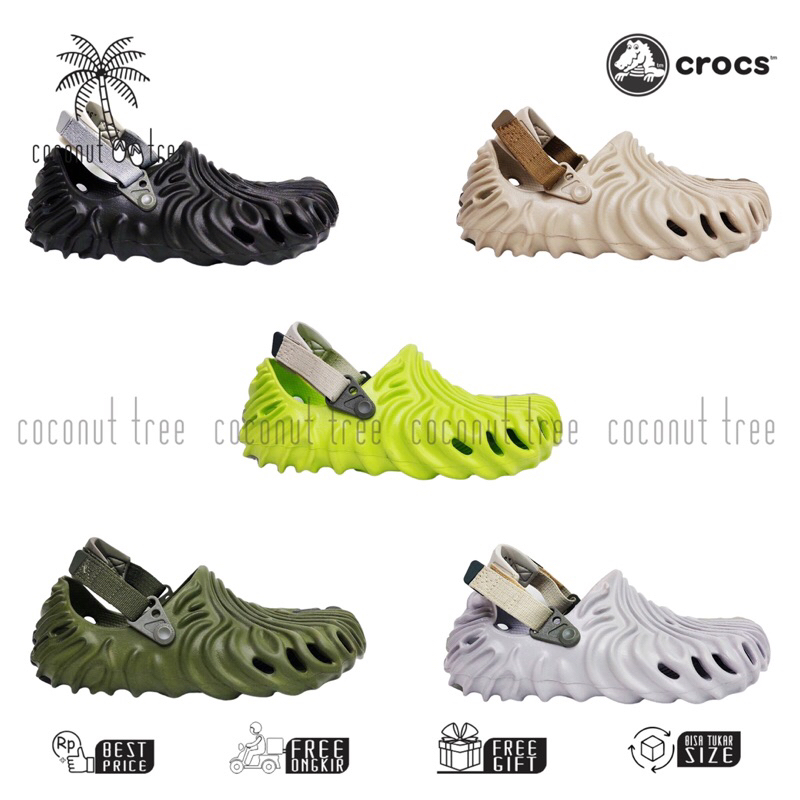 Crocs Pollex Salehe Bembury Sandal Crocs Clog Tali Belakang Bapau Valco Strap Slop Pria Crocs Murah 