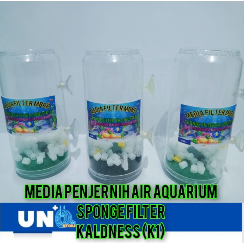 FILTER TERMOS TABUNG MIKA AKRILIK MOVING KALDNESS MEDIA PENJERNIH AIR AQUARIUM MURAH