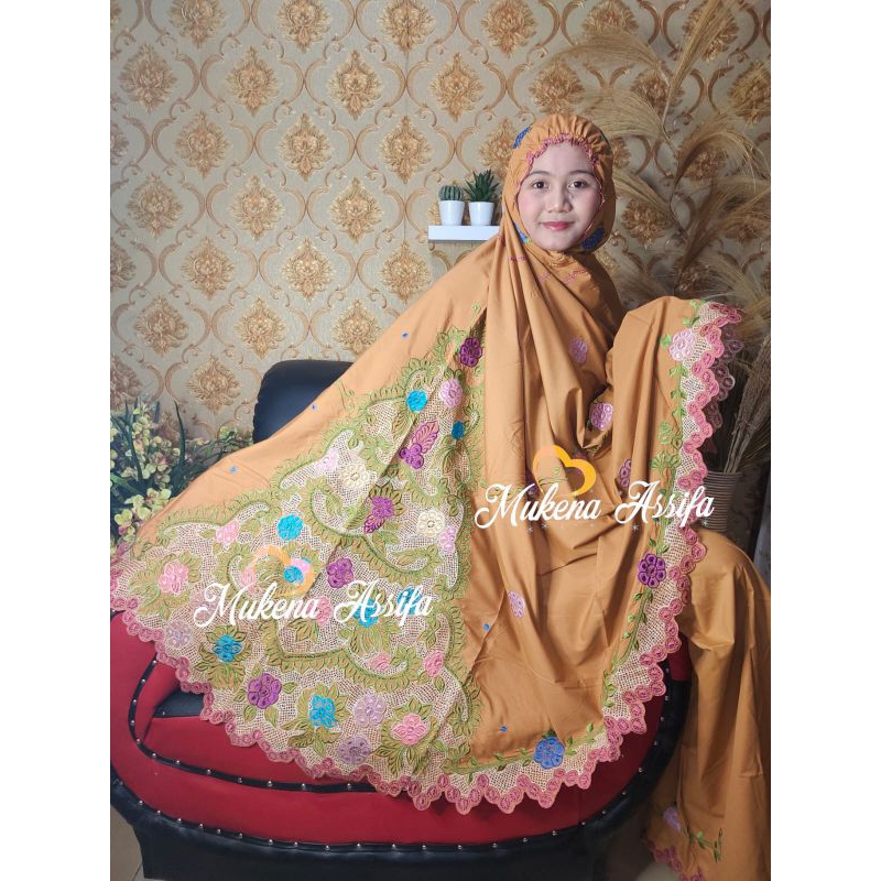 mukena bukittinggi mukena bordir mukena mewah elegant