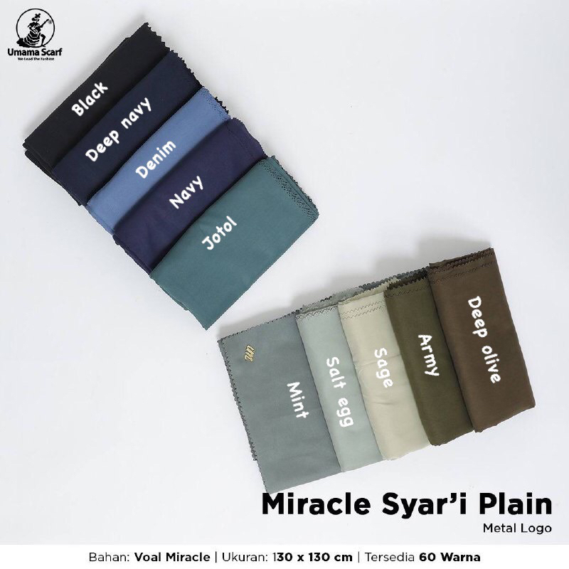 SEGIEMPAT MIRACLE SYAR’I PLAIN METAL LOGO