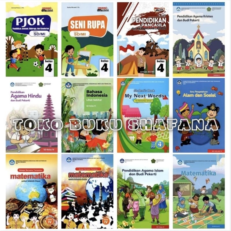 Buku Paket Kurikulum Merdeka Kelas 4 SD/MI KEMENDIKBUD ( DIKNAS )