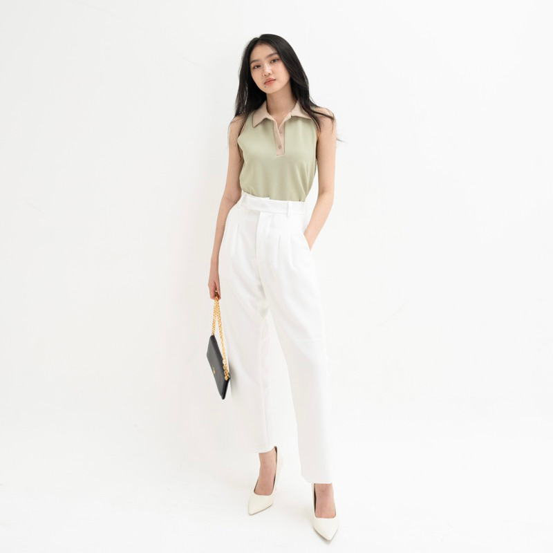 Beige Studio - Valley Pants | Bawahan Celana Panjang High Waist Wanita