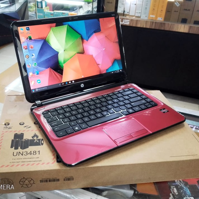 Laptop leptop second bekas hp ram 4gb generasi baru slim siap pakai ram 4 gb 2jutaan