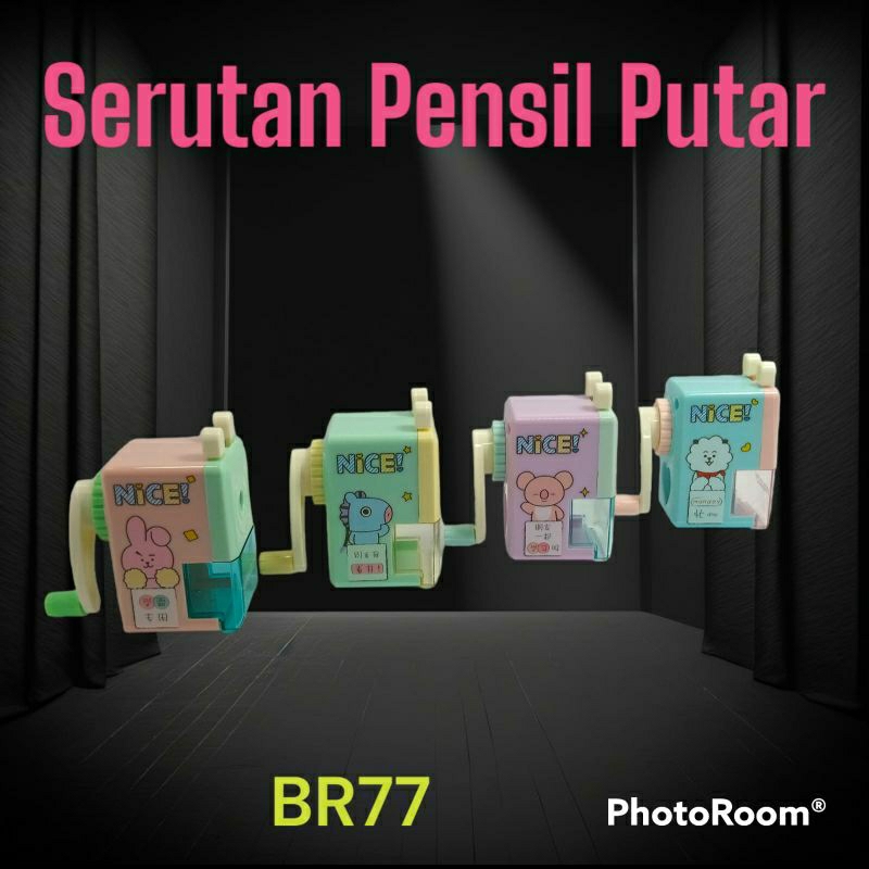 

SERUTAN PENSIL / RAUTAN MEJA / RAUTAN MEJA BTs SANGAT DI SUKAI ANAK-ANAK (1PCS SERUTAN + BONUS 3PCS GEL PEN BTs)