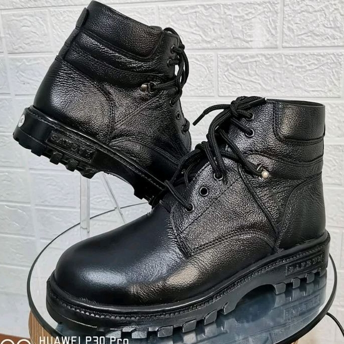 Sepatu Safety Kulit Pria King Ramses 803 ( Produksi Sendiri )