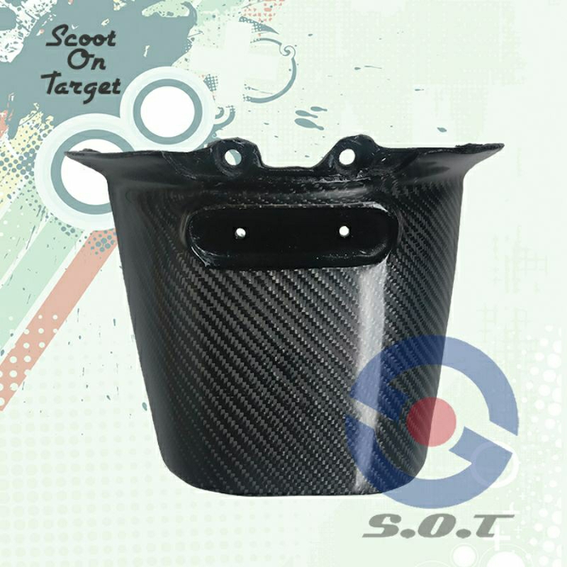 Spakbor belakang Vespa Sprint carbon kevlar part fiber