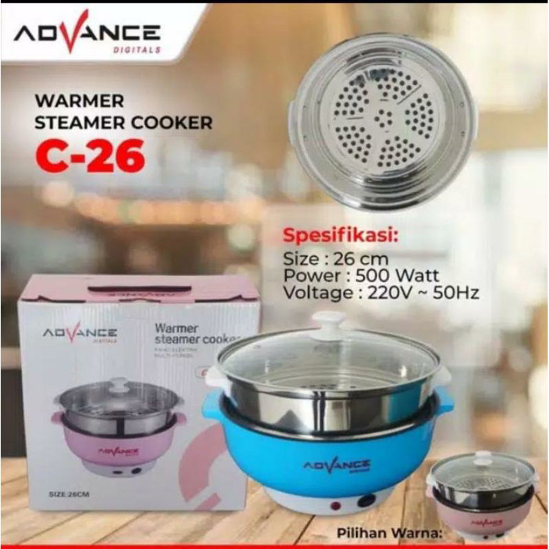 Advance Panci Listrik dan Kukusan c26