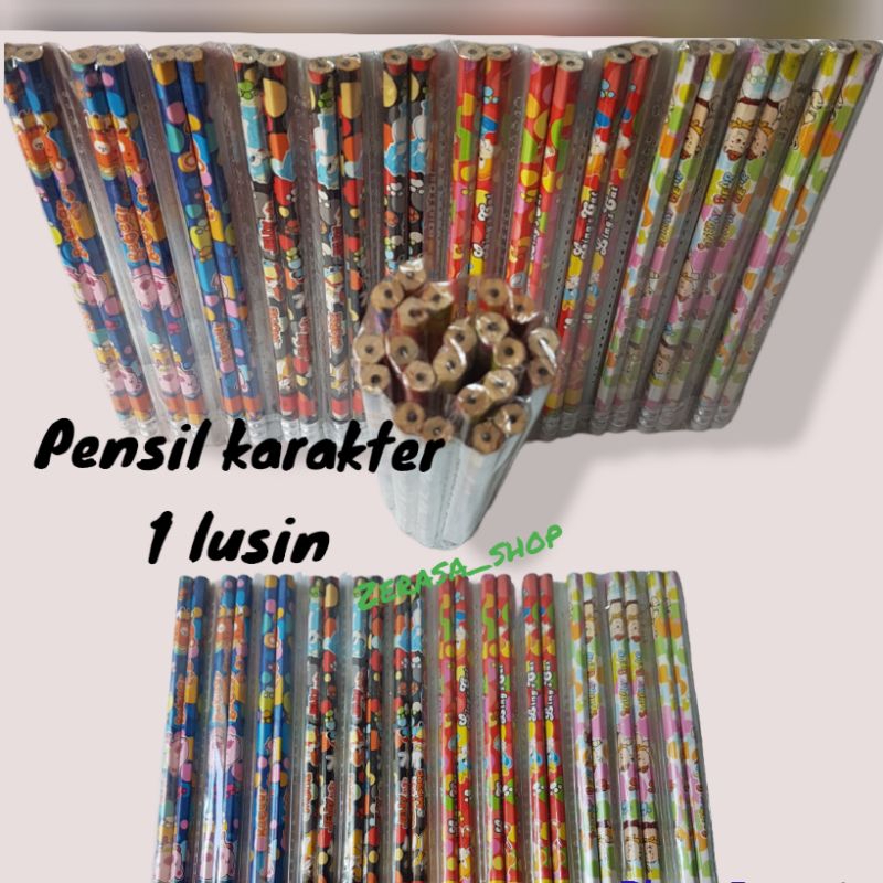 

Pensil karakter 1 lusin/pensil fancy