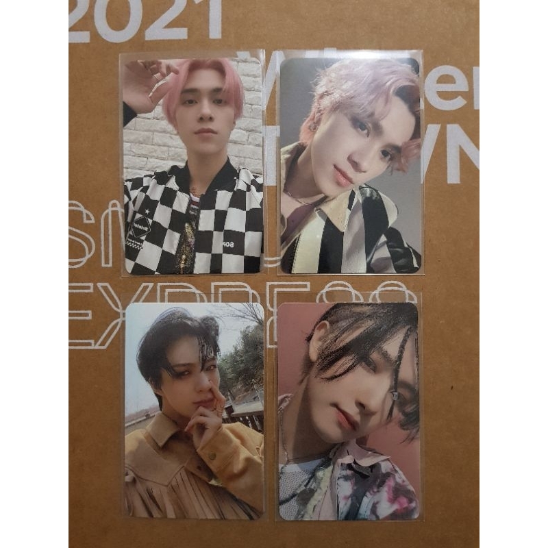 NCT Dream Hot Sauce Chilling ver Jeno & Renjun photocard & WayV Kick Back Hendery photocard pc