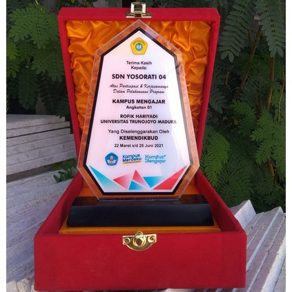 

Vandel / Plakat Akrilik Murah KKN PKL Seminar Free Custom