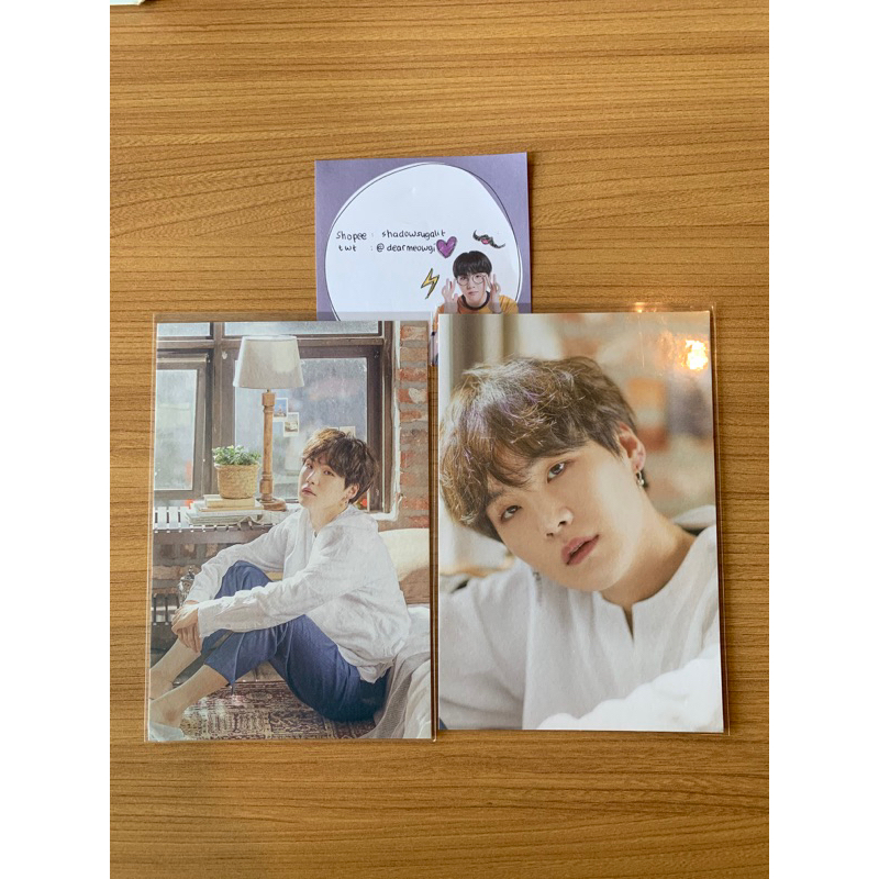 BTS SUGA Yoongi Oneul Postcard (Japan Vers.) set Official