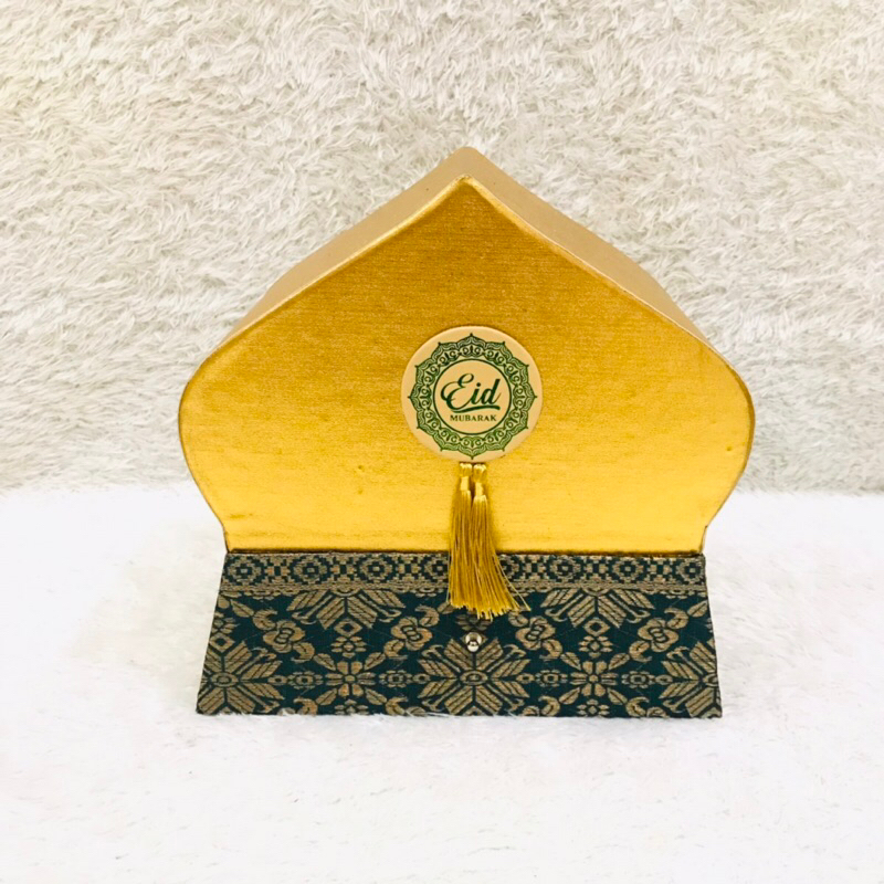 

Kotak Miring Kubah Buka Atas / box lebaran / parcel lebaran / hampers lebaran