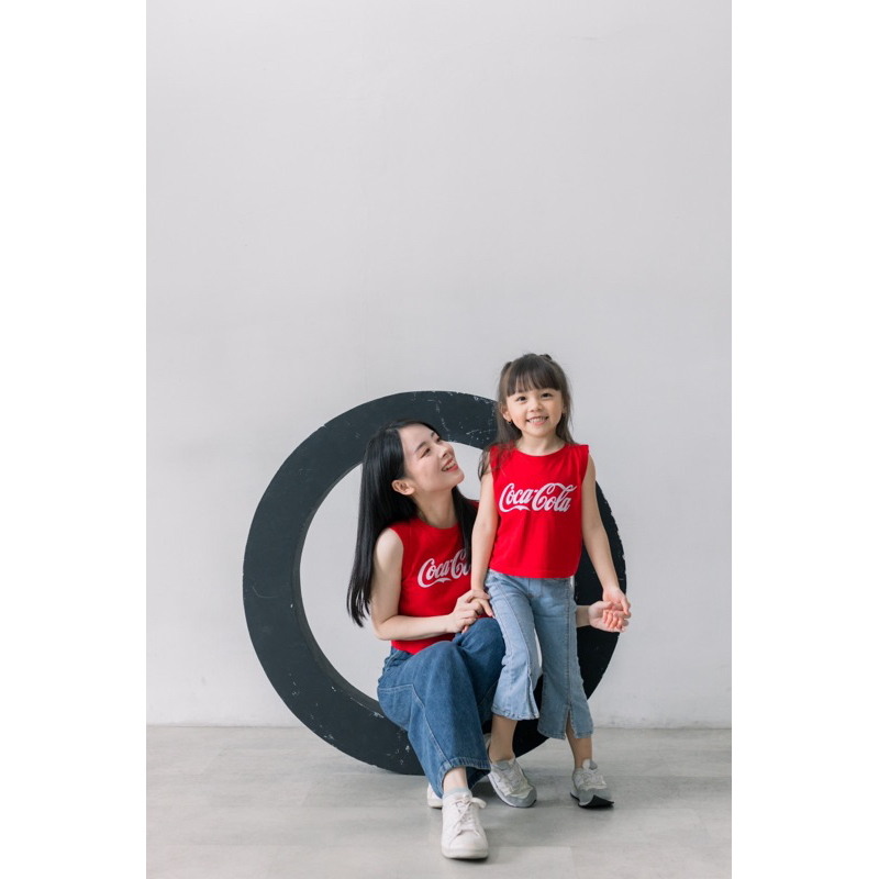 Kaos Crop Pendek Anak / COLA CROP TEE