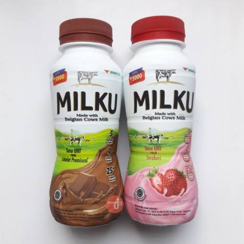 MILKU Susu UHT Coklat Strawberry