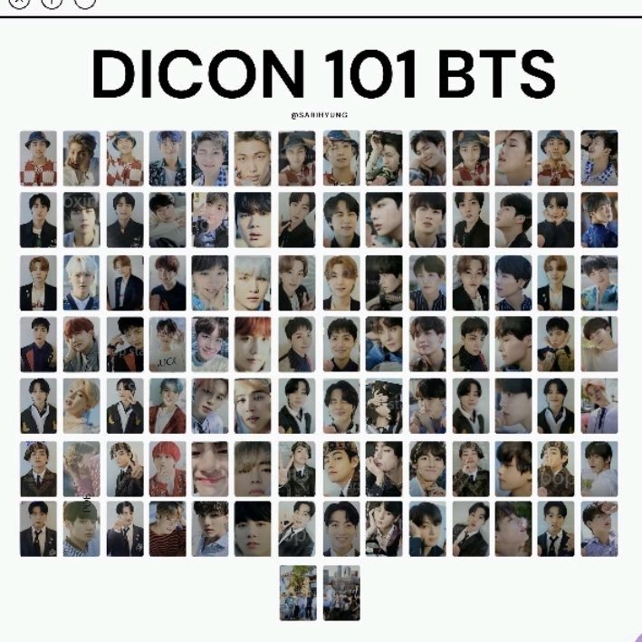 [ OFFICIAL ] DICON 101 BTS TAEHYUNG JUNGKOOK SET