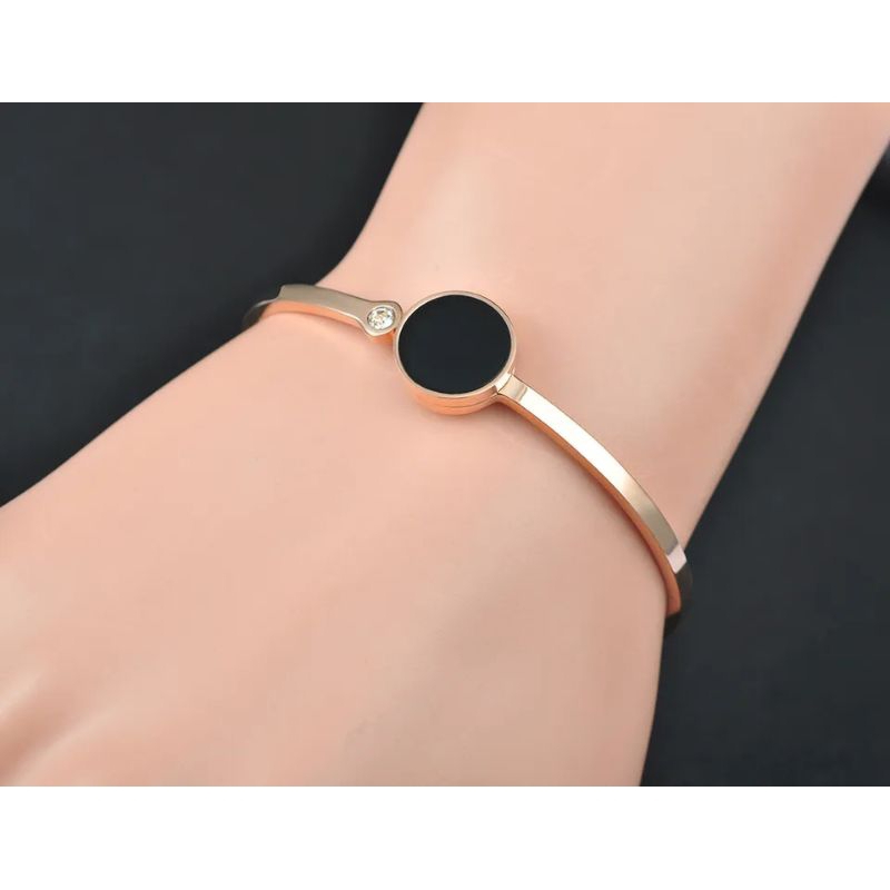 Gelang bangle titanium anti luntur perhiasan wanita