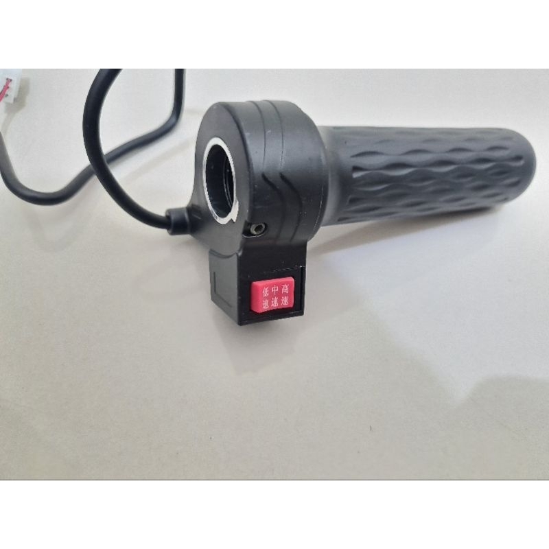 Throttle handle grip gas selis sepeda listrik sebelah saja 12v 24v 36v 48v 60v 72v 250w 350w 500w