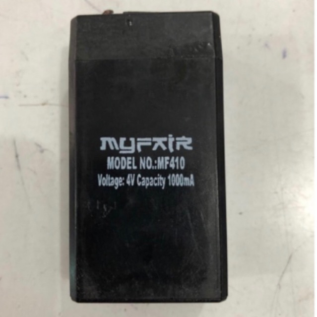 Baterai aki kering 4v 1000mA (Baterai Raket Nyamuk/Emergency Lamp)