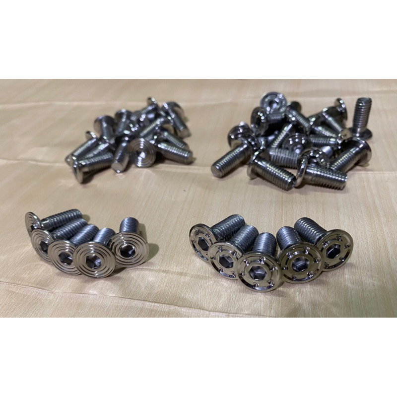 harga satuan baut probolt piringan cakram probolt steinles bisa buat depan dan belakang motor beat vario 110 125 mio mio j mio m3 fino nmax pcx beat fi scoopy fino dll