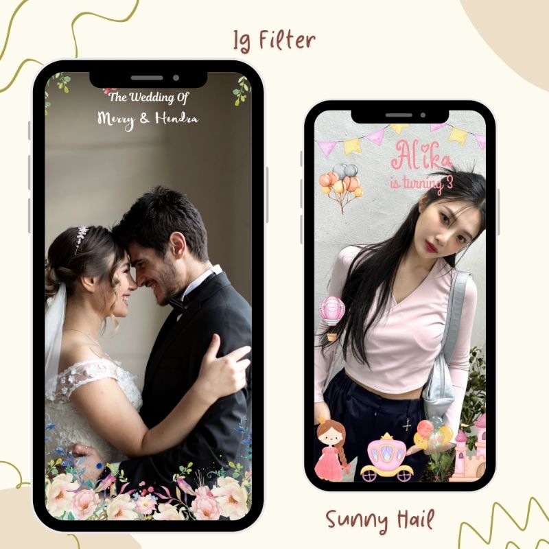 Filter (ig) 1nst4gram untuk Wedding, Olshop, Birthday, Event dll