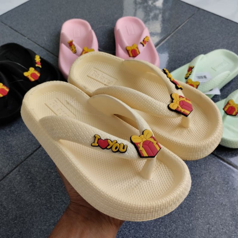 SANDAL JEPIT KARET EVA JIBBITZ HELLS 4CM BLC057(35-40)