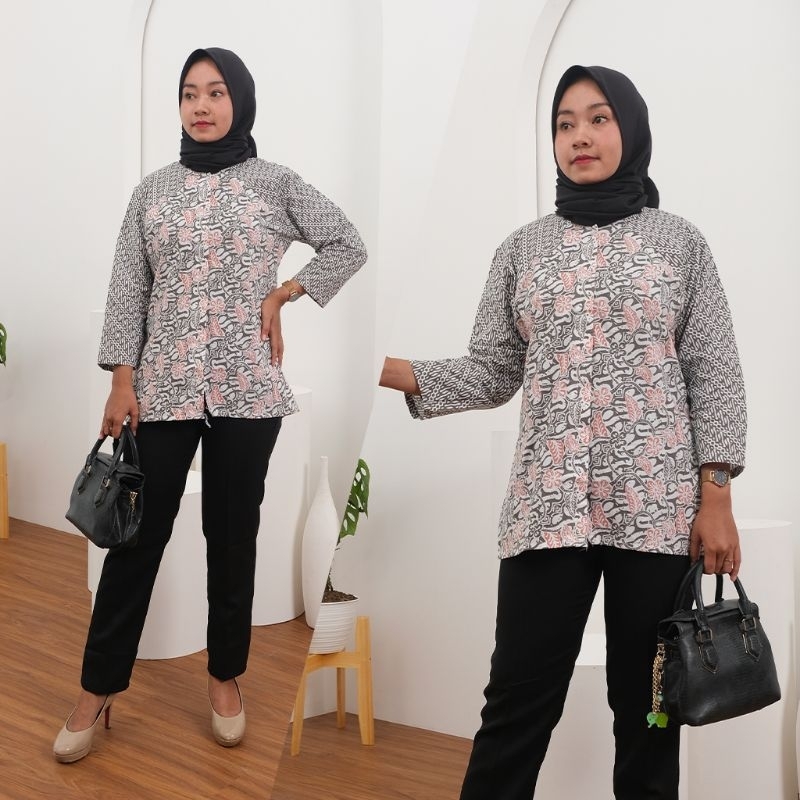 Blus Batik Soft Lengan Panjang- Naira Batik