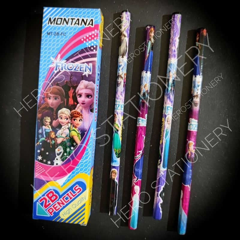 

Pensil 2B pencil frozen anna elsa . 12 unit