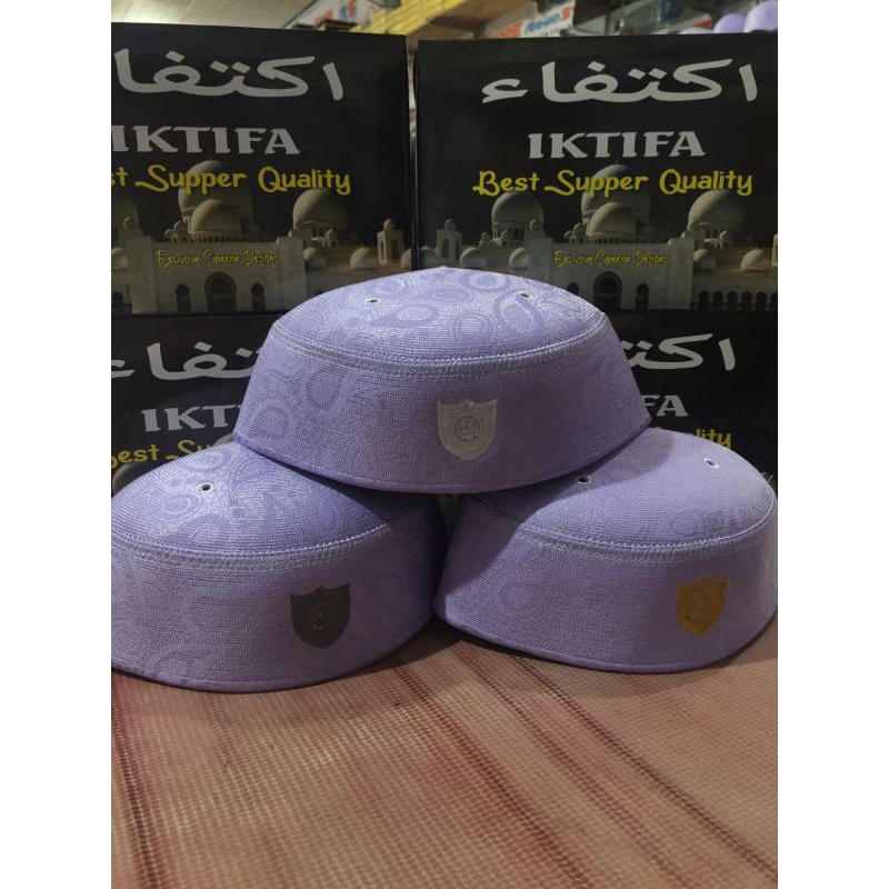KOPIAH A5 IKTIFA ORI UNGU BEST QUALITY