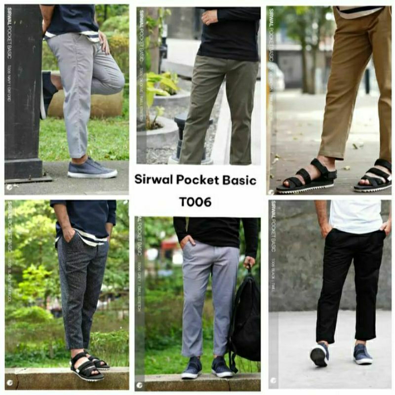 SAMASE Sirwal Pocket Basic T006