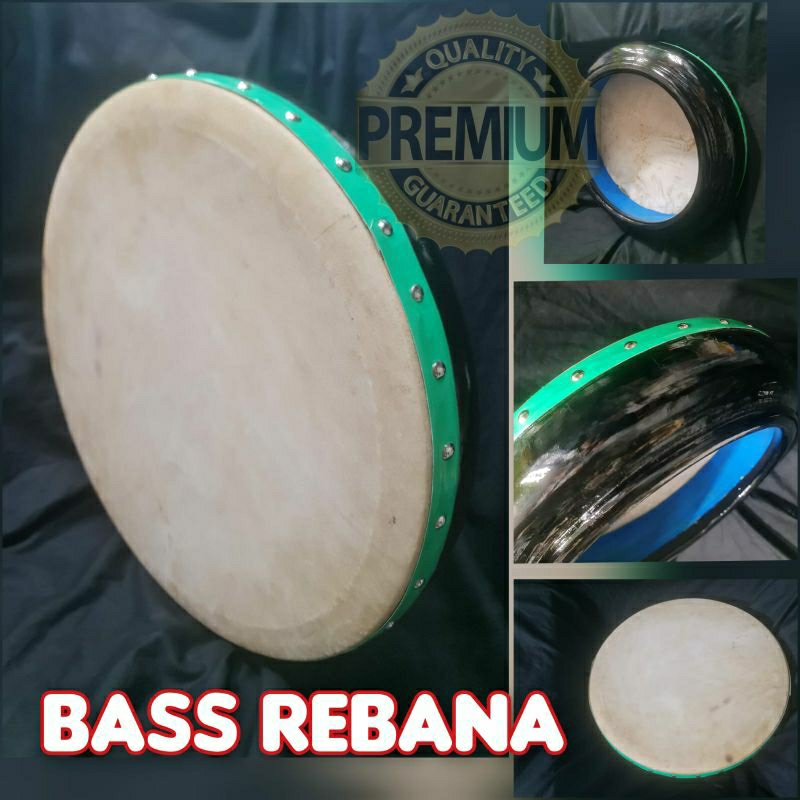 BASS REBANA QOSIDAH BESAR 40CM BAS GENDANG KULIT