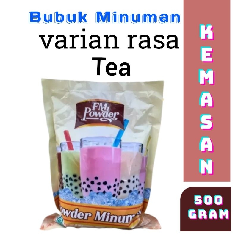 

FM POWDER Bubuk Minuman Rasa Varian Tea Kemasan 500 gram