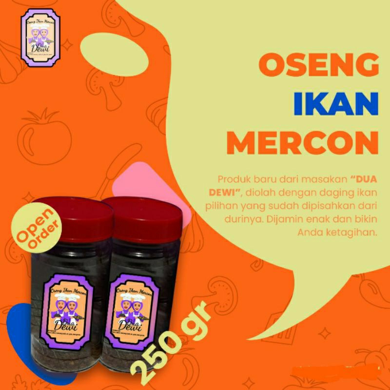 

oseng ikan mercon 250 gram