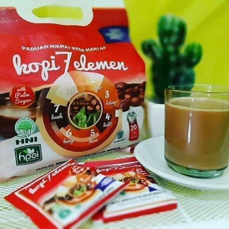 

Kopi kesehatan 7 elemen hpai atasi perut kembung 20 succet