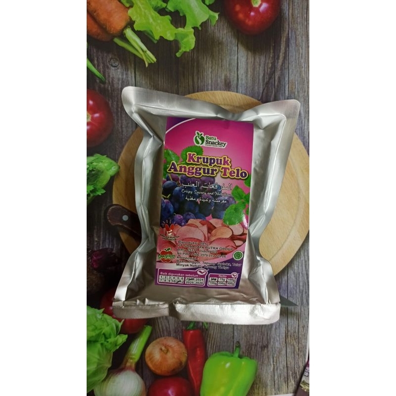 

kerupuk buah anggur ungu