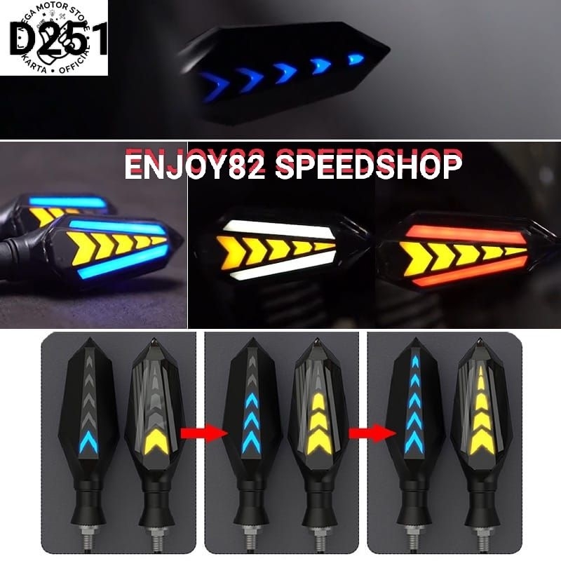 harga sepasang Sen led sein kiri kanan depan / belakang Running Universal modifikasi
