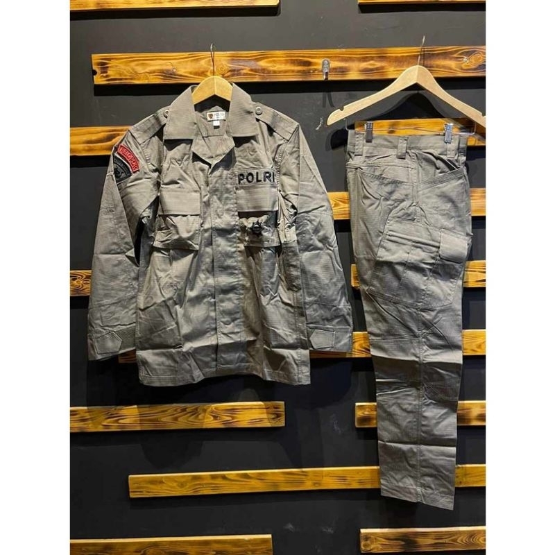 Seragam PDL Hijau Jatah BRIMOB TACTICAL TERBARU