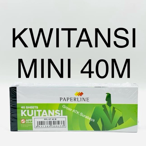

Buku Kwitansi Kuitansi Paperline PPL Kecil Mini KT 40 M / KT40M