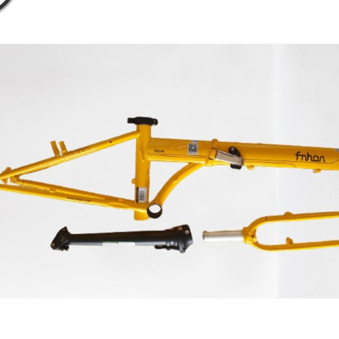 Frame Fork plus Handlepost Fnhon Storm V Brake 20 22 inch KUNING