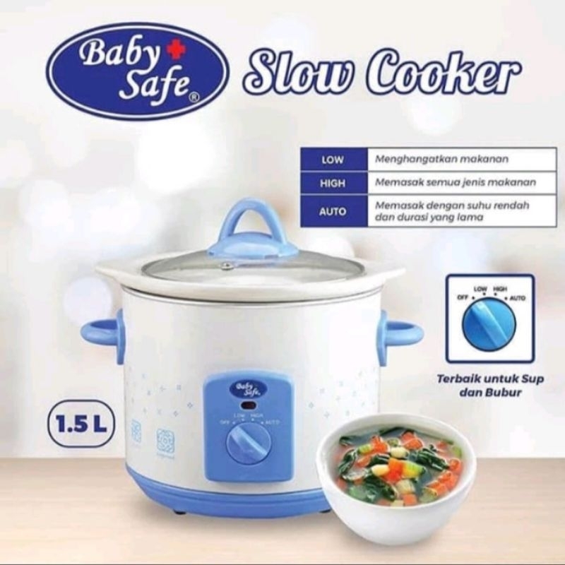 BABY SAFE SLOW COOKER 1,5 LITER PRELOVED