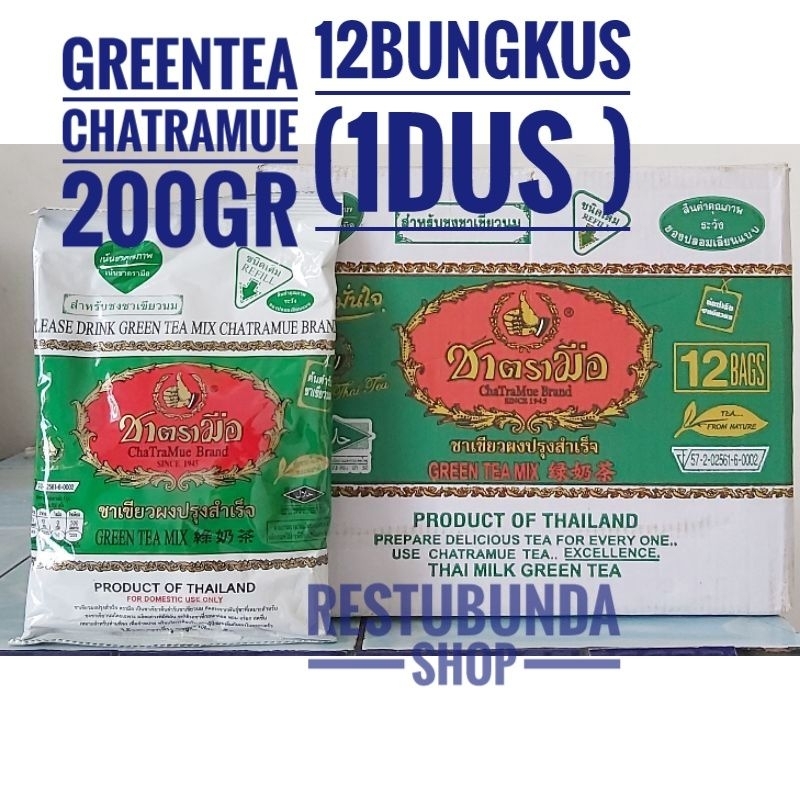 

Greentea Chtramue 200gr X 12Bungkus (1Dus)