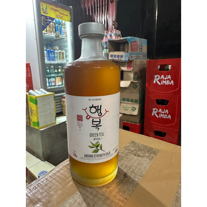 Soju Andong Greentea 750ml