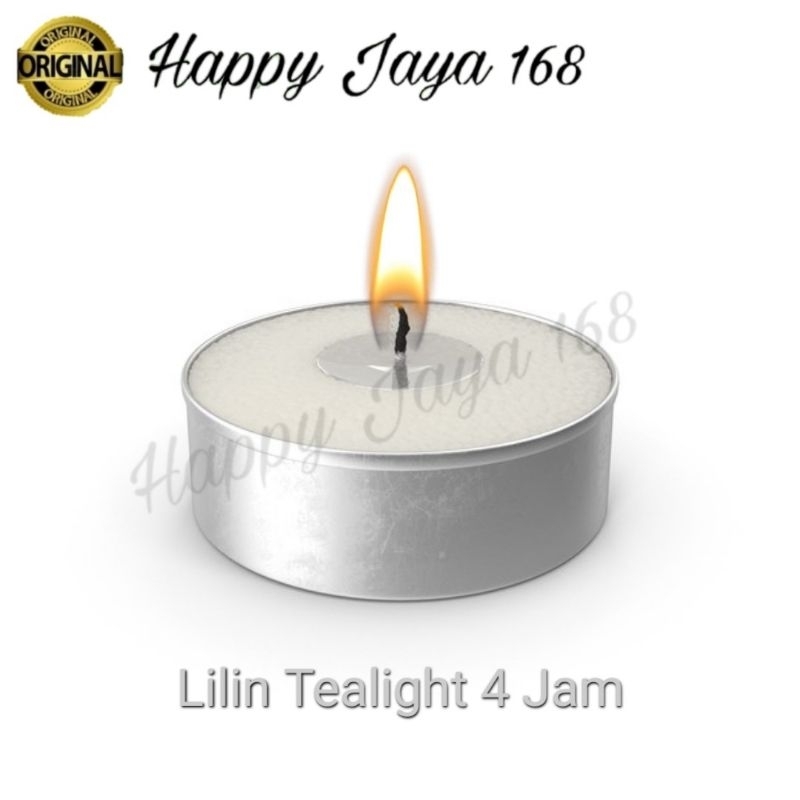 [Pcs] Lilin Tealight / Tea Light / Tea Lite Candle / Lilin Aromaterapi 4 Jam
