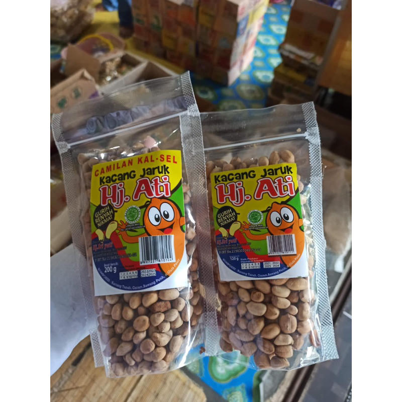 

[ GROSIR ] Kacang Jaruk Khas Kandangan Produksi HJ.ATI | Cemilan Khas Kalsel Kandangan | Cemilan Khas Banjarmasin | Produksi Ibu Mita