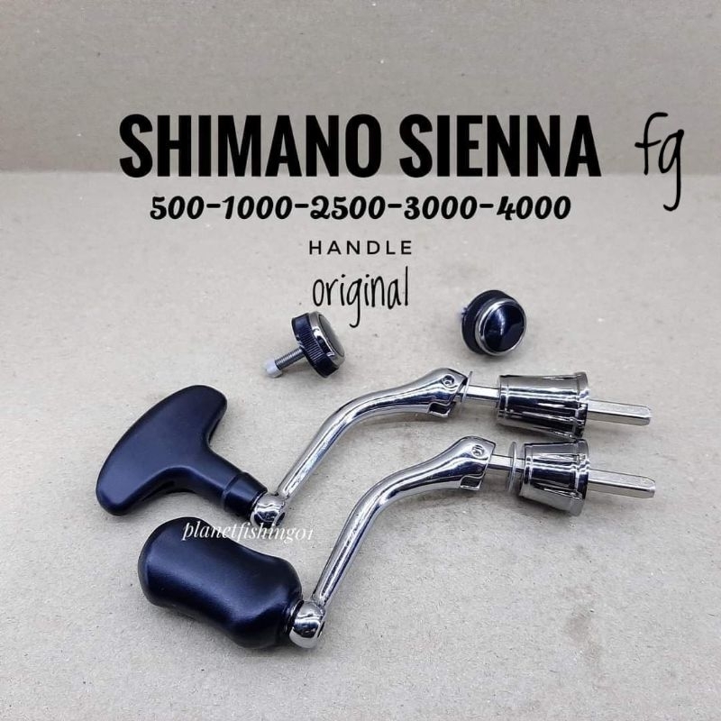handle shimano sienna fg 500 1000 2500 3000 4000 / handle reel shimano sienna 500 1000 2500hg c3000 