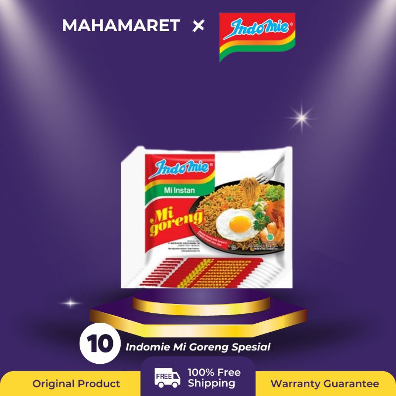 

10 Bungkus - Indomie Mi Goreng Spesial | Mahamaret.