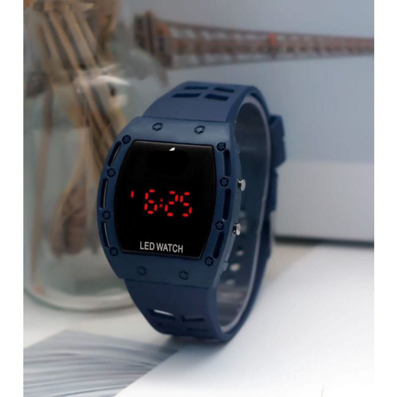 (Terima Cod)Jam Tangan Unisex Hushpuppies Led Watch Digital Strap Rubber/Karet Murah New Top1(Dikirim Jakarta)