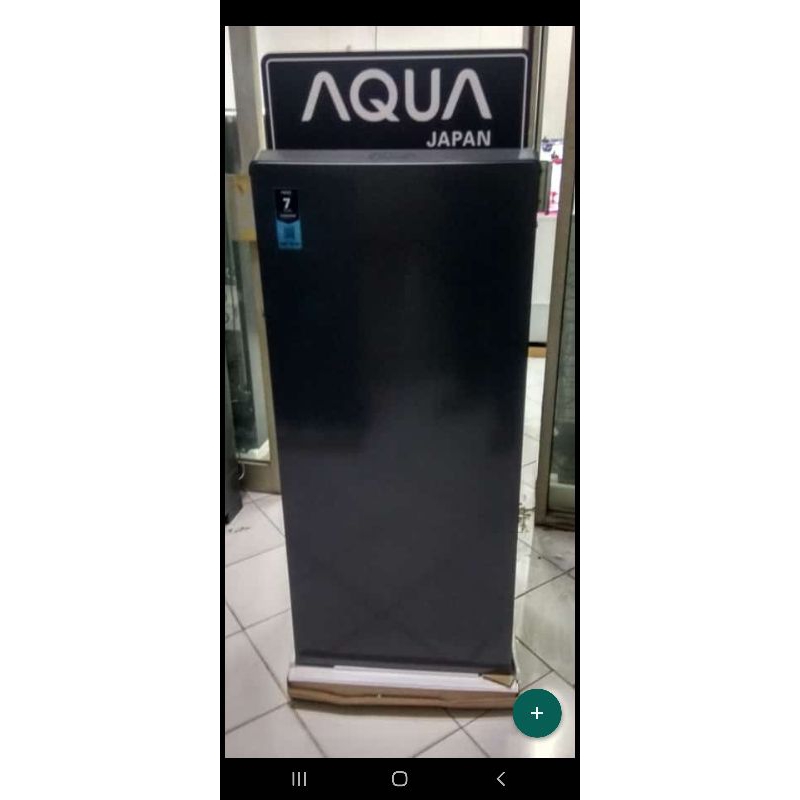 KULKAS 1PINTU AQUA JAPAN DOBEL FREEZER TERBARU BIG FREEZER