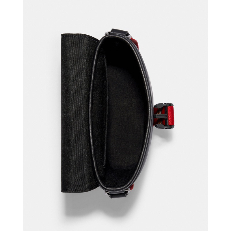 Coach Track Small Flap Crossbody In Signature Canvas (C4158)