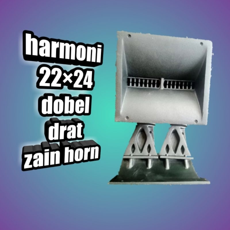 HORN TWITER  harmoni dobel ukuran 22 X 24 sudah ada drat